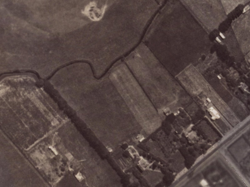 18 Kinnaird Place from the air, 1925-1929