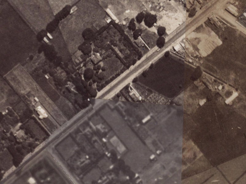 51A Halswell Road from the air, 1925-1929