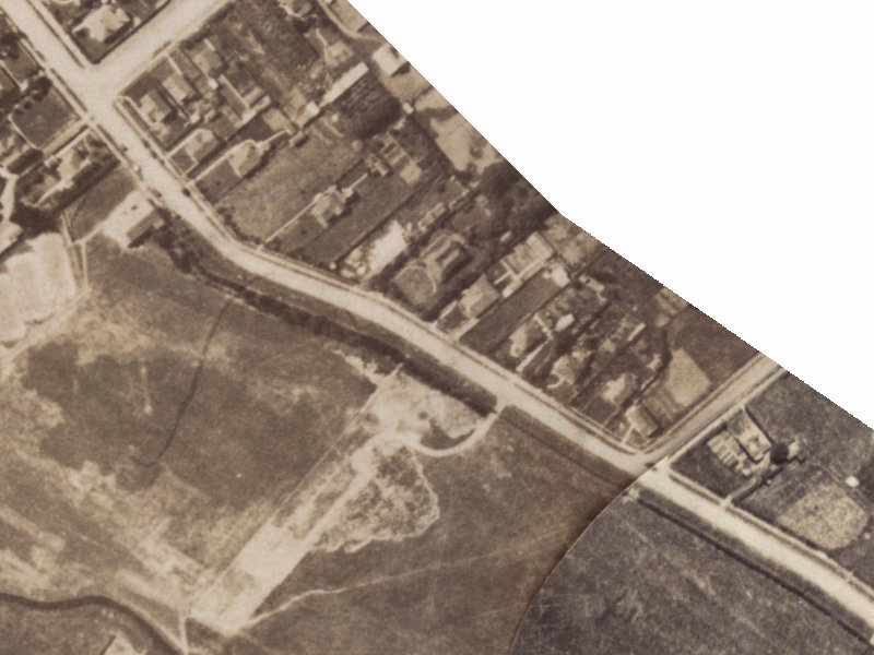 Domain Terrace from the air, 1925-1929