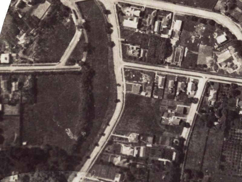 13 Aynsley Terrace from the air, 1925-1929