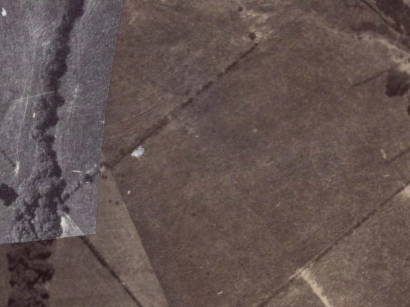 45 Charles Upham Avenue from the air, 1925-1929