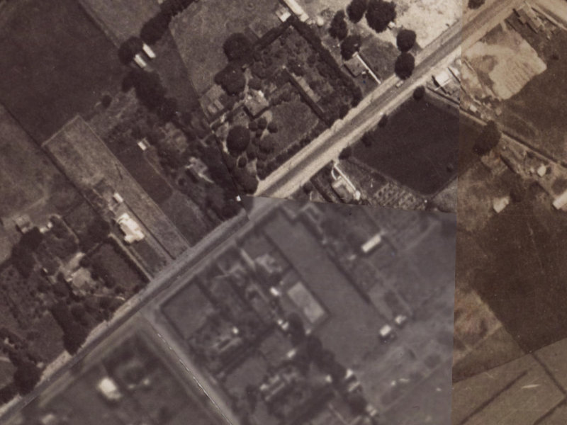 53 Halswell Road from the air, 1925-1929