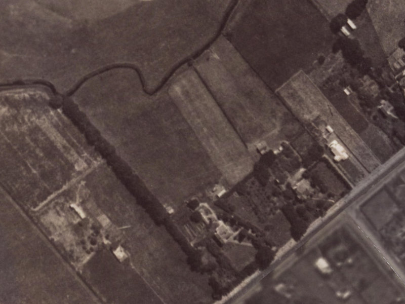 14 Kinnaird Place from the air, 1925-1929