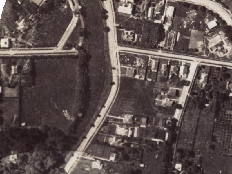 19–31 Aynsley Terrace from the air, 1925-1929