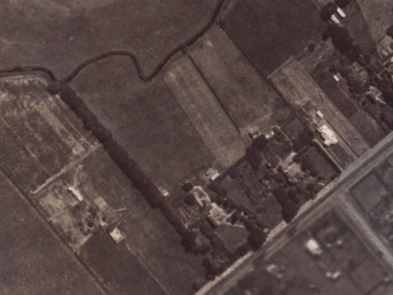 Kinnaird Place from the air, 1925-1929