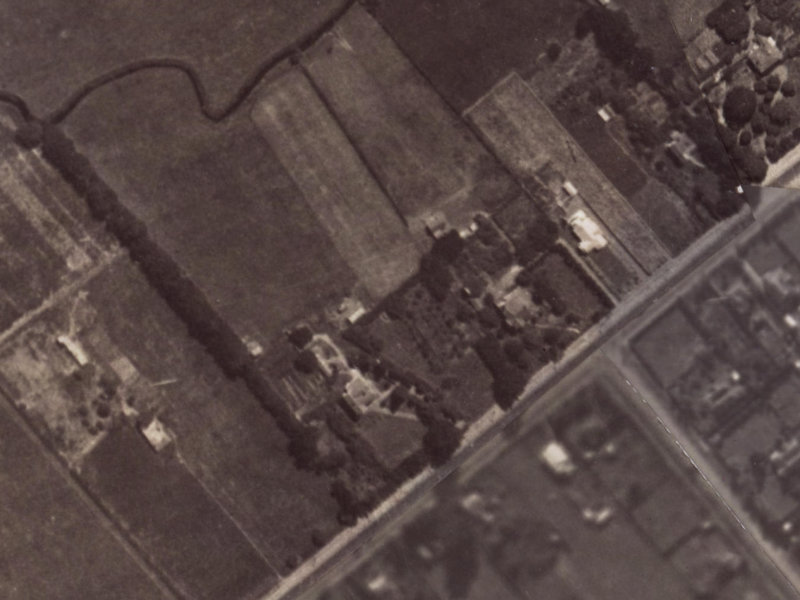 8 Kinnaird Place from the air, 1925-1929