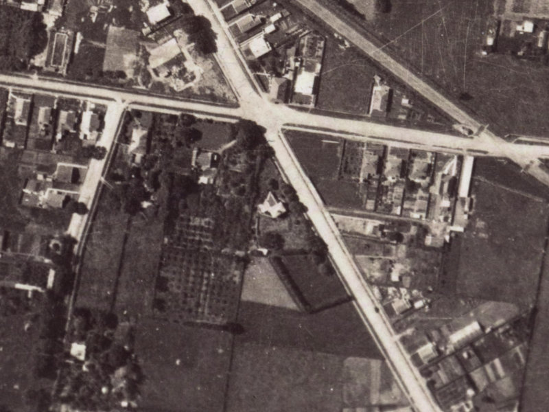 Mary Mclean Place from the air, 1925-1929