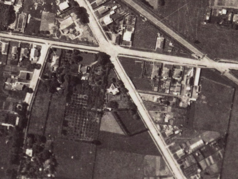 204 Opawa Road from the air, 1925-1929