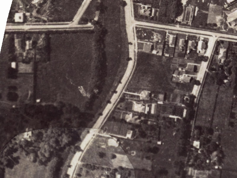 23 Aynsley Terrace from the air, 1925-1929
