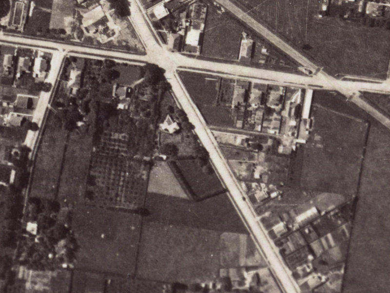 206 Opawa Road from the air, 1925-1929