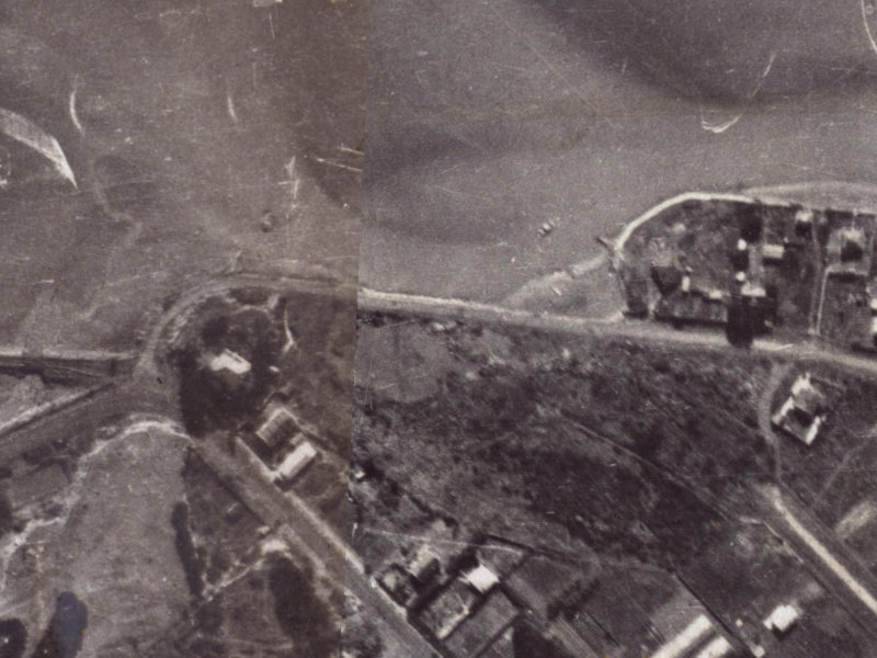123 Beachville Road from the air, 1925-1929
