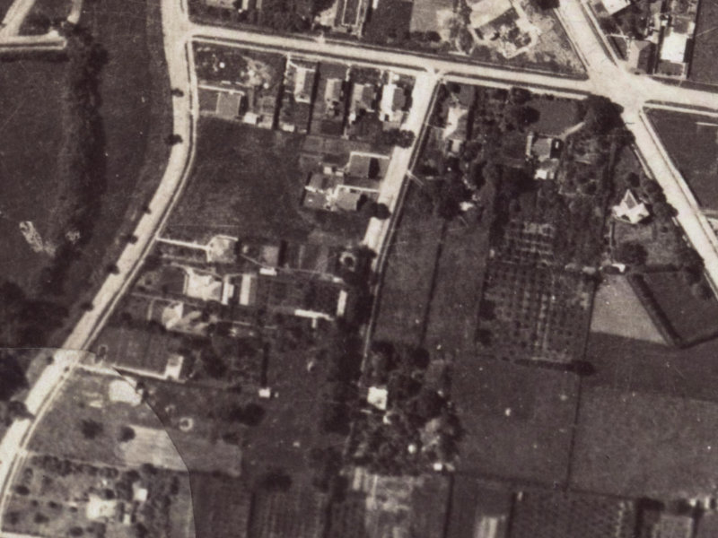 Earl Street from the air, 1925-1929