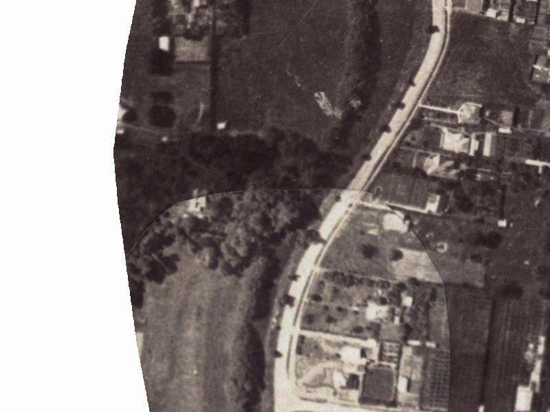 10 Louisson Place from the air, 1925-1929