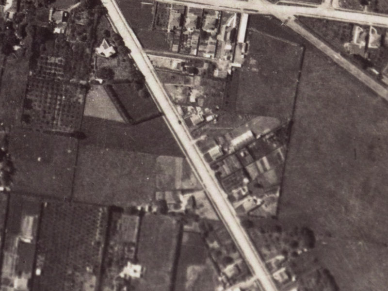 222 Opawa Road from the air, 1925-1929
