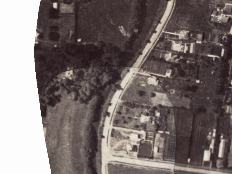 33–37 Aynsley Terrace from the air, 1925-1929