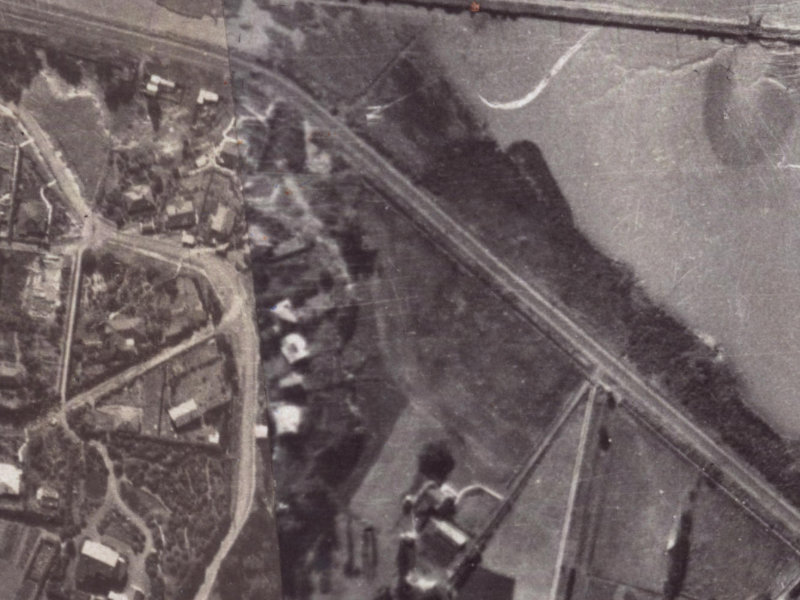 24 McCormacks Bay Road from the air, 1925-1929