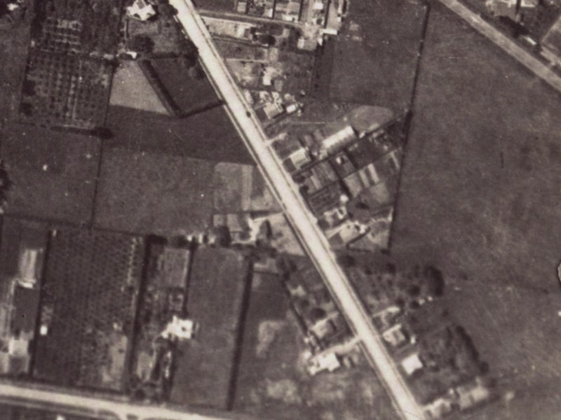 232 Opawa Road from the air, 1925-1929
