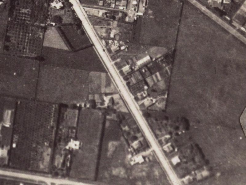 232C Opawa Road from the air, 1925-1929