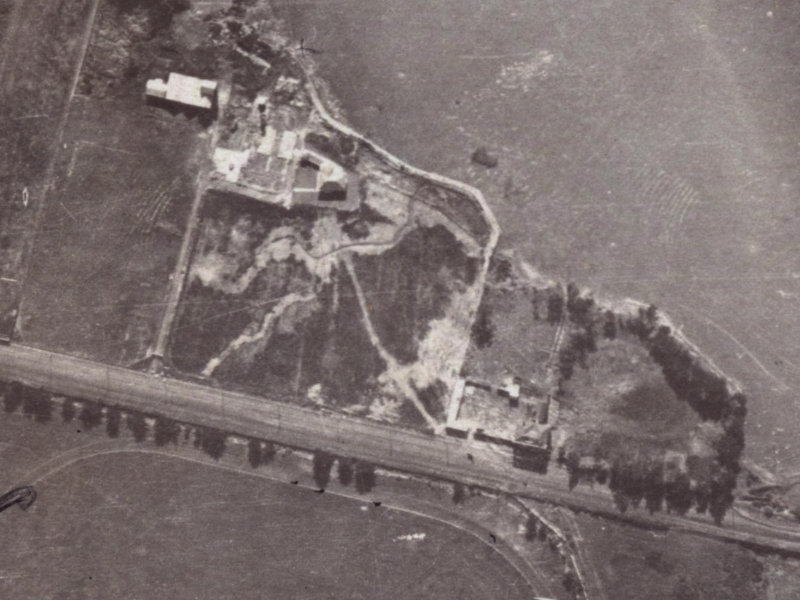 1091 Ferry Road from the air, 1925-1929