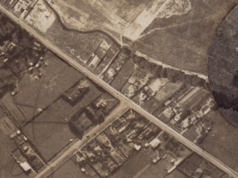 63A Hoon Hay Road from the air, 1925-1929