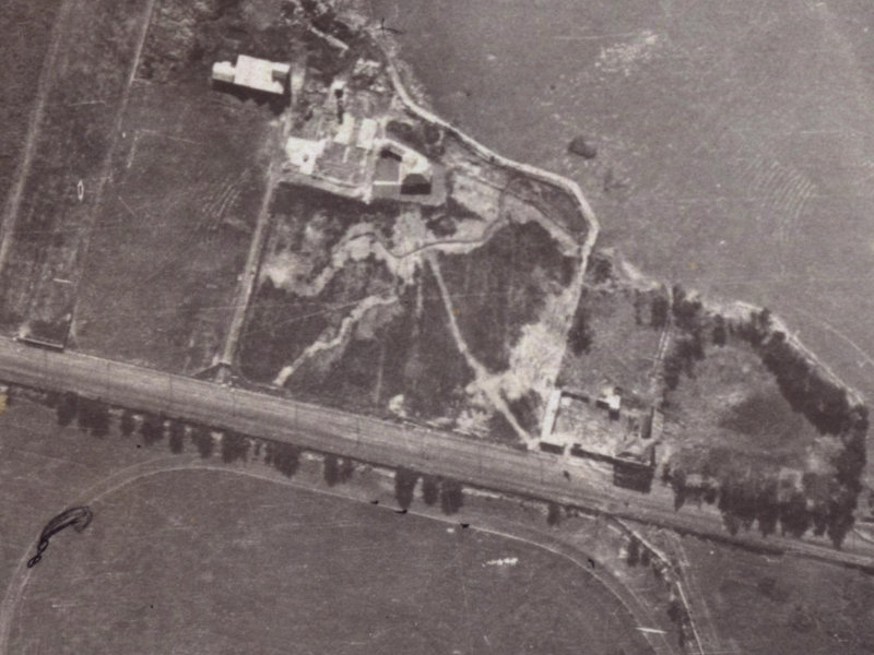 1091 Humphreys Drive from the air, 1925-1929