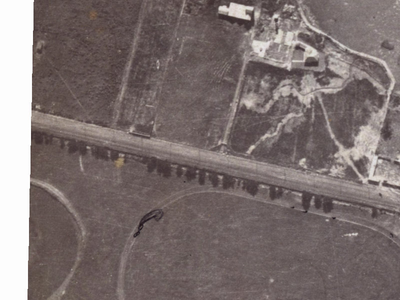 1037-1041 Ferry Road from the air, 1925-1929