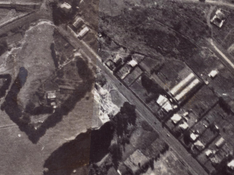 114 Main Road from the air, 1925-1929