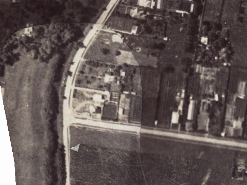 11A Grange Street from the air, 1925-1929