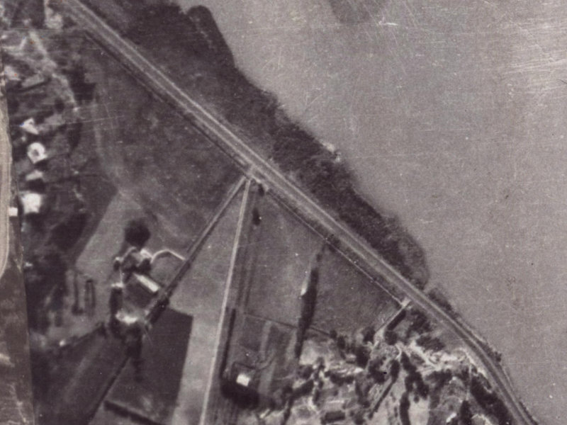 46 McCormacks Bay Road from the air, 1925-1929