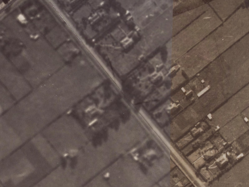 36A Tankerville Road from the air, 1925-1929