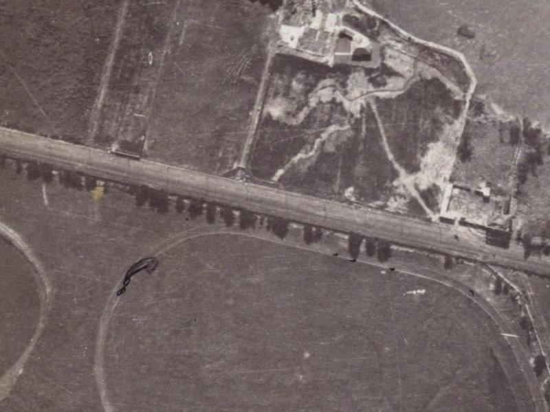 1022 Ferry Road from the air, 1925-1929