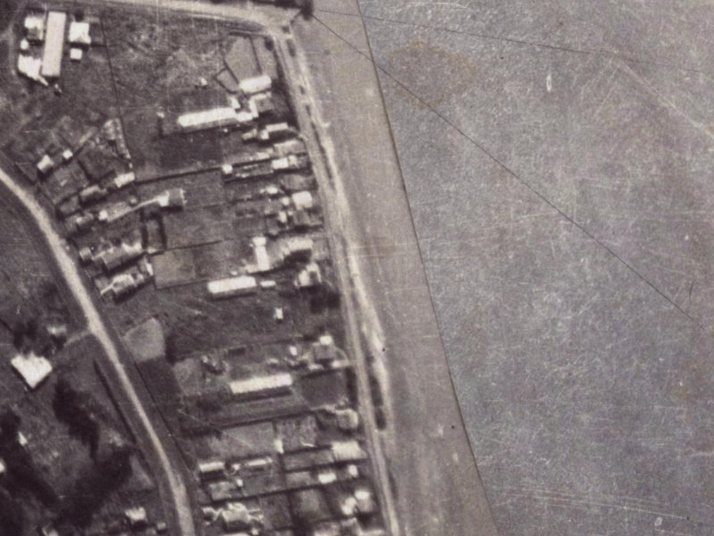 70–72 Beachville Road from the air, 1925-1929
