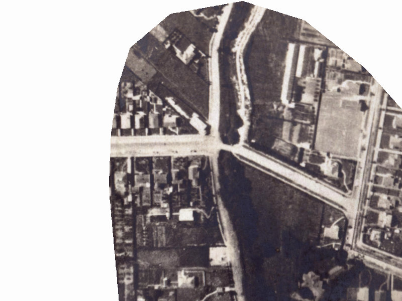 277 Eastern Terrace from the air, 1925-1929