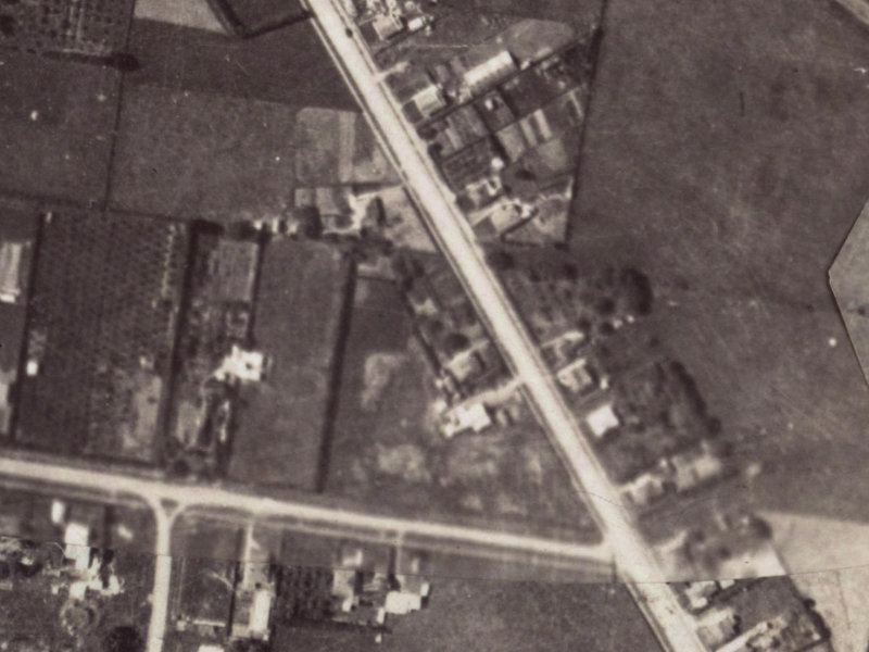 Opawa Road from the air, 1925-1929