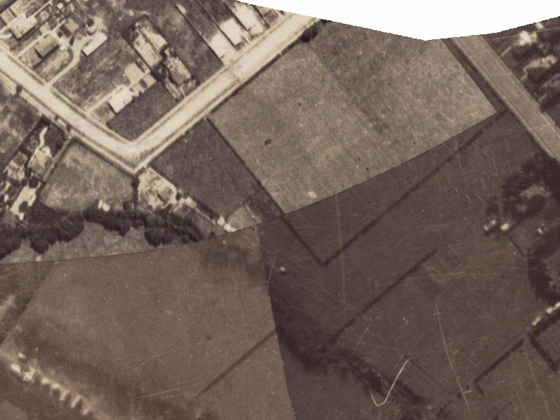 31-33 Glynne Crescent from the air, 1925-1929
