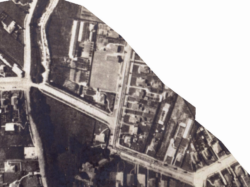 42 Saint Martins Road from the air, 1925-1929