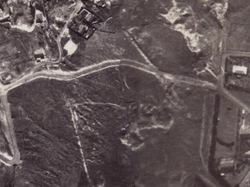 St Andrews Hill Road from the air, 1925-1929