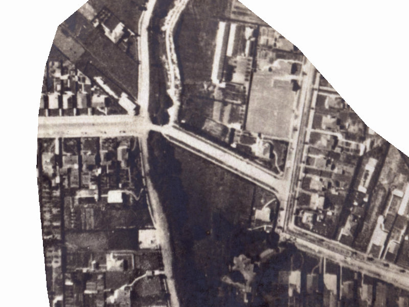 2 Burnbrae Street from the air, 1925-1929