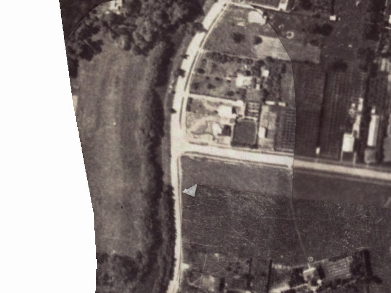 9 Grange Street from the air, 1925-1929
