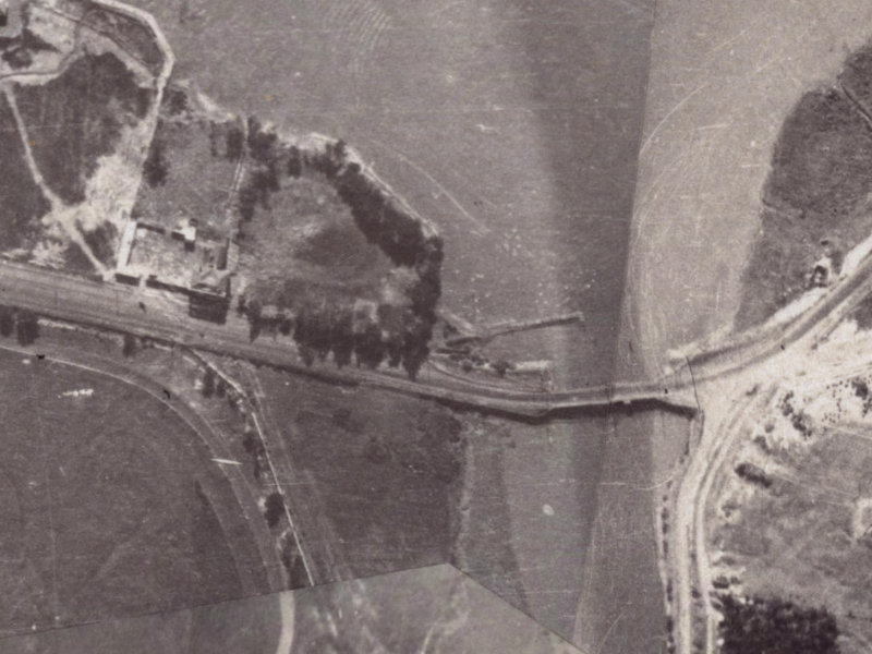 1105 Ferry Road from the air, 1925-1929