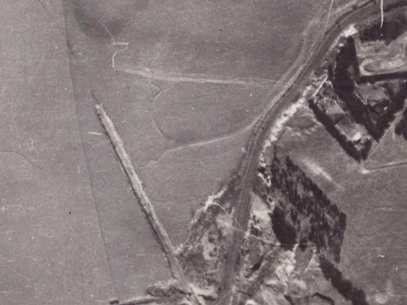 138–140 McCormacks Bay Road from the air, 1925-1929