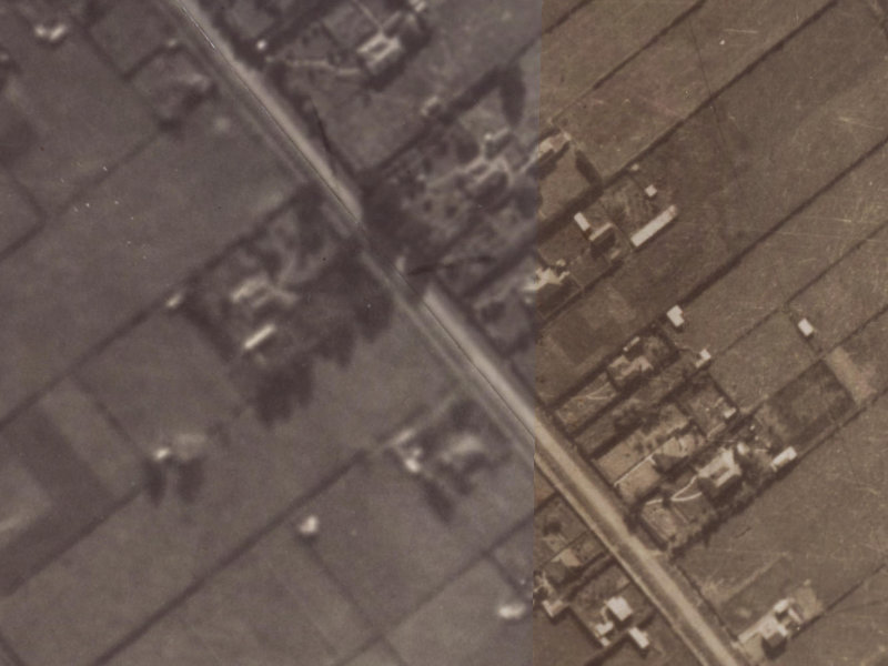 Tankerville Road from the air, 1925-1929