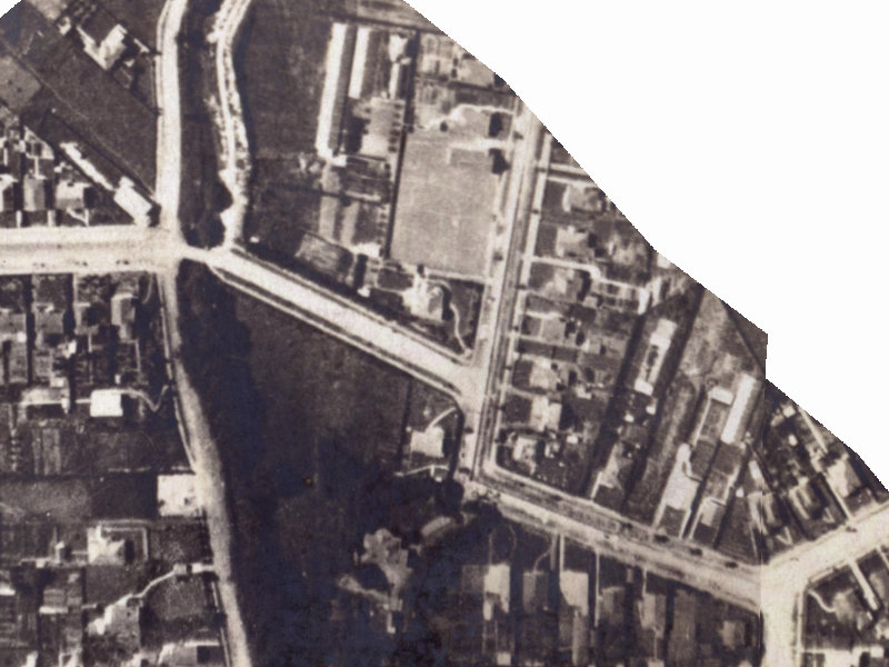 39 Saint Martins Road from the air, 1925-1929