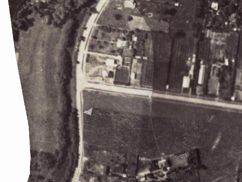 9A Grange Street from the air, 1925-1929