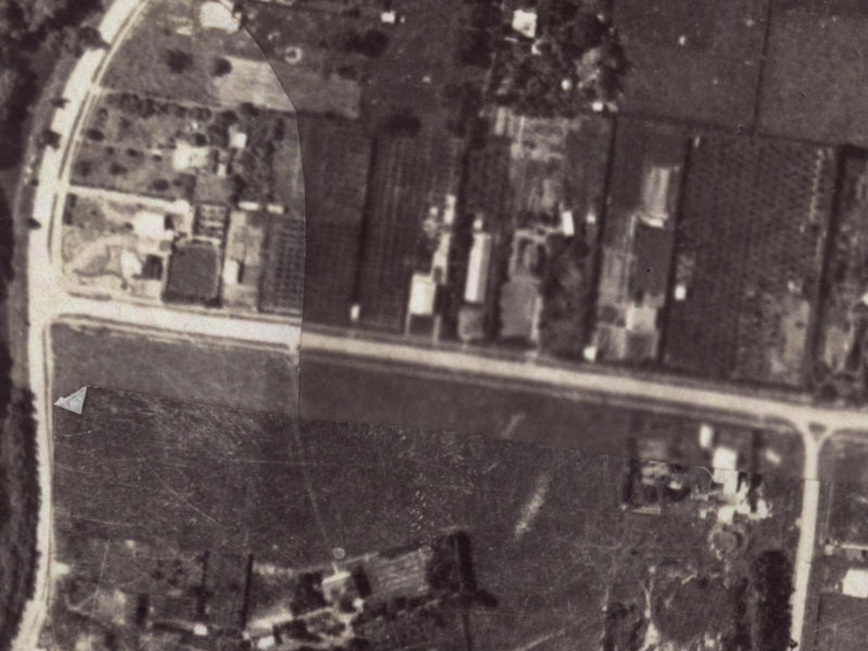 33 Grange Street from the air, 1925-1929