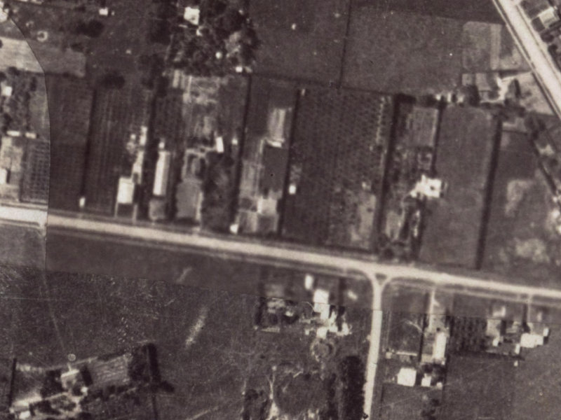 57 Grange Street from the air, 1925-1929
