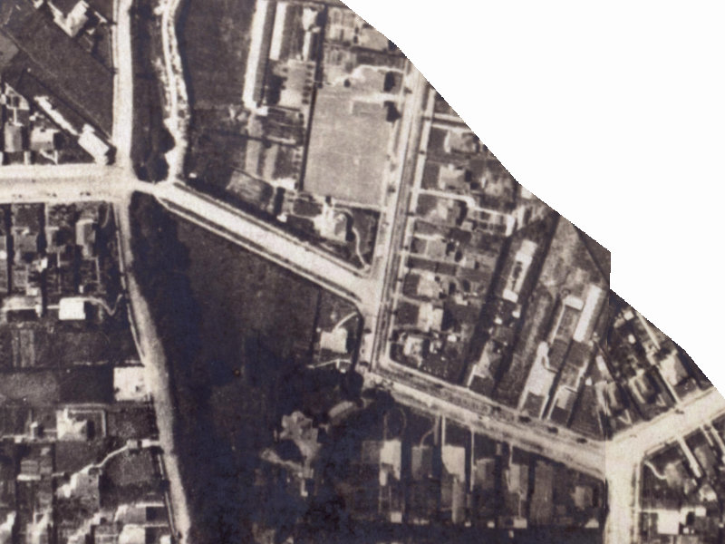 38 Saint Martins Road from the air, 1925-1929