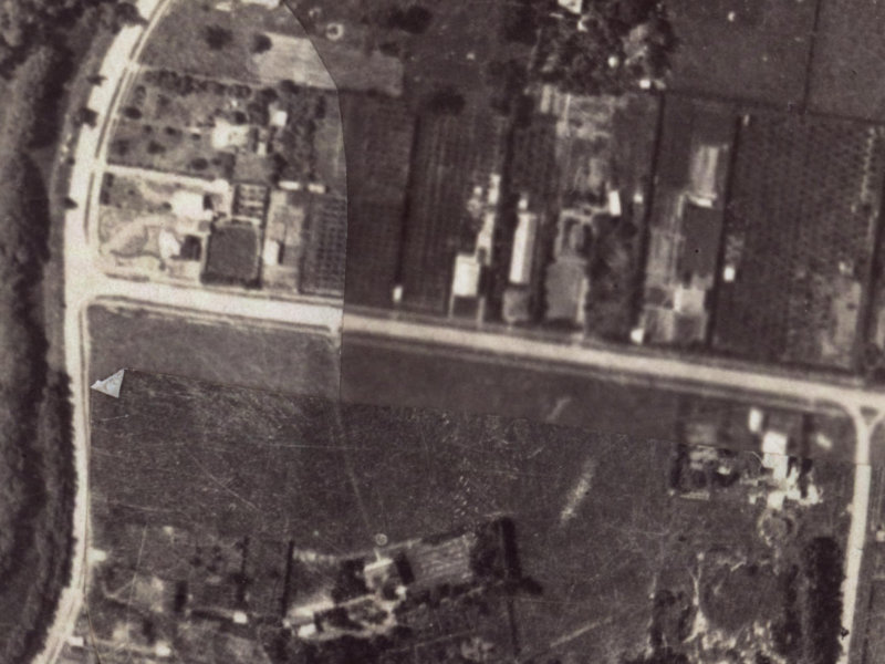 18 Grange Street from the air, 1925-1929