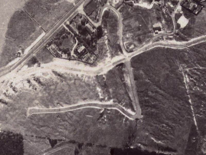 Te Awakura Terrace from the air, 1925-1929