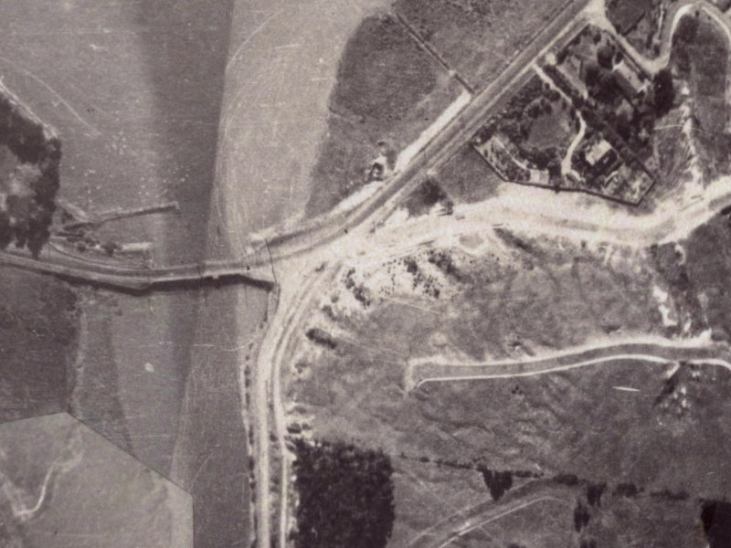 Ferrymead Terrace from the air, 1925-1929